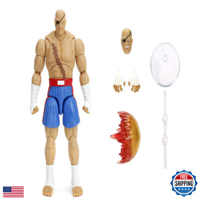 Jada Street Fighter Ii Sagat Deluxe 112 Scale Action Figure - Highly