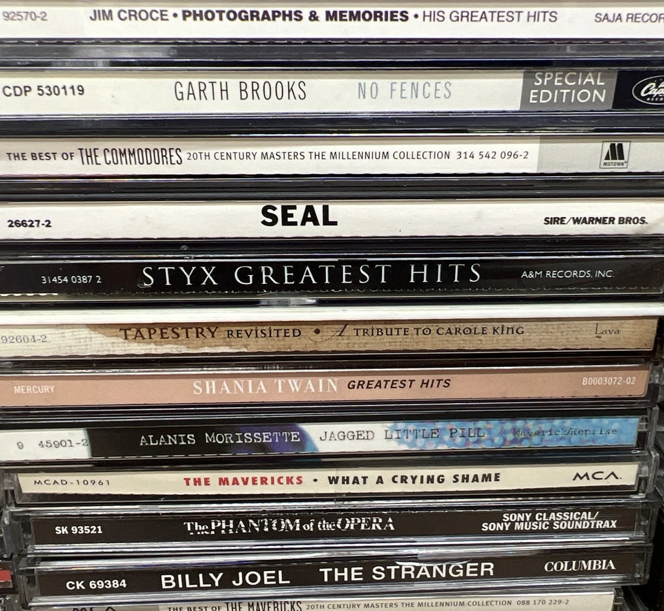 LOT OF 90 Random Assorted Audio Cds 💿FREE SHIPPING Foto 4 de 4