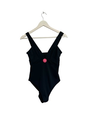 Monsoon New Swimsuit Black Mesh Neck RRP £39 Size 10 Accessorize 