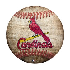 MLB St. Louis Cardinals 12" Baseball Shaped Sign