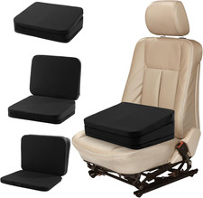 Adjustable Car Booster Seat for Short Drivers, 3 Heights for Different People, A