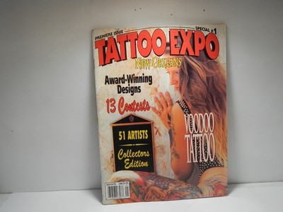 Vintage Tattoo Expo  Magazine  1991  #1   Portrait  Cover Tattoos Outlaw Biker