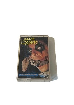 Vintage Heavy Metal ALICE COOPER Constrictor Tape MC Musikkassette Alice Coope