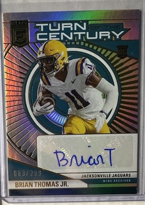 2024 Panini Donruss Elite - Brian Thomas Jr. Turn of the Century Auto /299 (RC)