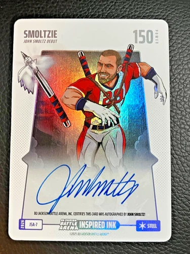 Bo Jackson Battle Arena “Smoltzie” Inspired Ink Autograph “John Smoltz” JSA-7