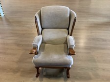 Wing Back Rocking Armchair