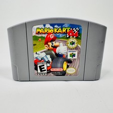 Mario Kart 64 OEM Nintendo N64 Video Game Players Choice Authentic Tested
