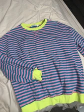 Lovesoft Boutique Striped Sweater Size M Free People Dupe