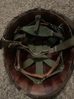 2 Military Vietnam War Style Helmet w/ Woodland Camouflage Covers — photo 3