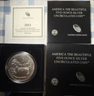 2011-P Chickasaw 5 oz Silver Quarter .999 Fine ATB US Mint Satin