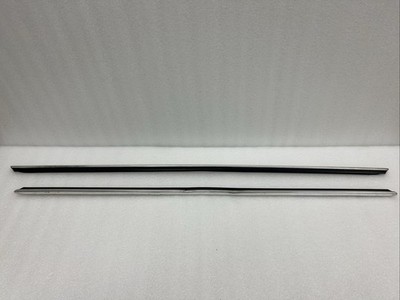 1971 72 73 Ford Mustang Standard Tail Light Panel Chrome Moldings - no cut outs