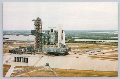 Postcard First Space Shuttle Vehicle on Launch Pad A Complex 39 NASA
