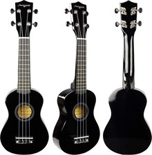 Image of Martin Smith Soprano Ukulele with Ukulele Bag & Chord Book UK-212-BK GRADED