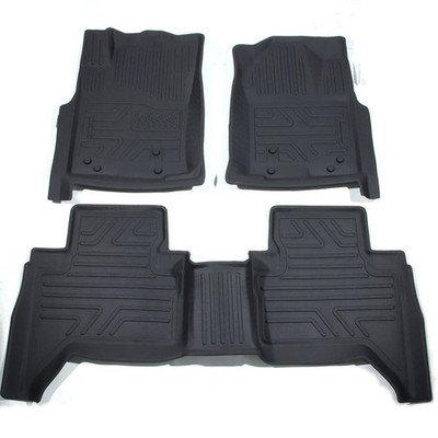 3D Floor Mats Liner Carpets For 2005-2015 Toyota Tacoma TPE Rubber All Weather
