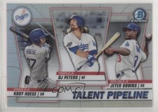 2020 Bowman Talent Pipeline Trios Chrome Kody Hoese DJ Peters Jeter Downs 9ij