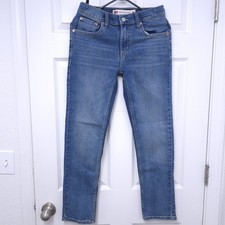 Image of Levi’s Boys 512 Slim Taper Jeans Size 16 blue 28x30 Stretch NWOT