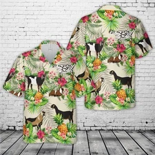 Dairy Nubian Goat Hawaiian Shirt