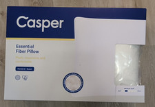 Casper Sleep Essential Fiber Pillow for Sleeping Standard Queen White