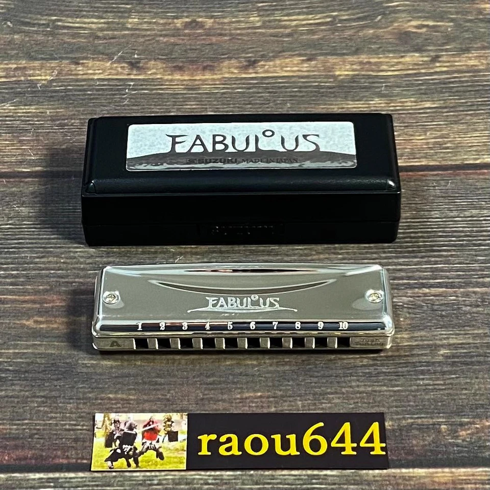 SUZUKI F-20E Bb Key FABULOUS 10 hole Diatonic Harmonica from Japan - Image 2 of 4