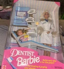 1997 Barbie Doll Dentist With Patient Vintage Mattel New In Box