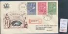 LS71345 Belgium 1953 registered cv 115 EUR FDC used