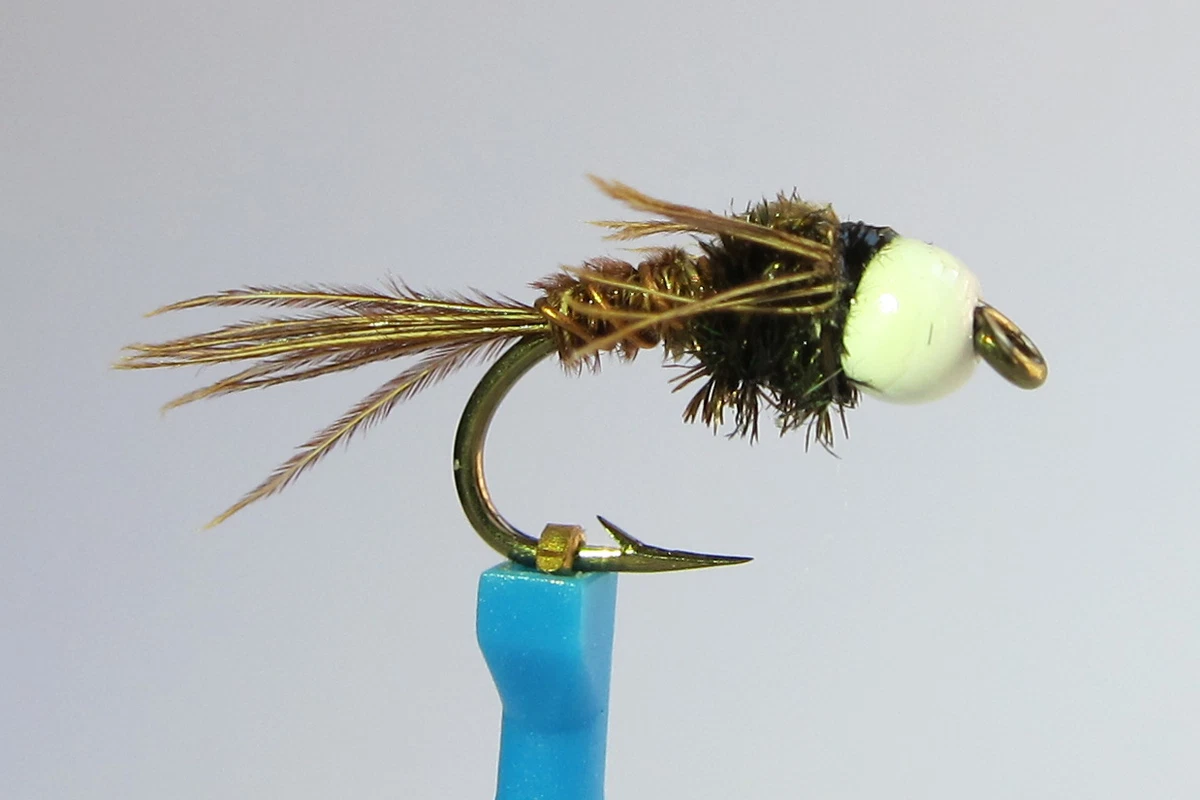 Lot De 12 Mouches Nymphes à Tête Nacrée – Ultra-réalistes Pour Truites Et Poissons D'eau Douce