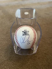 Chas McCormick Autographed World Series Baseball Houston Astros WITH CASE