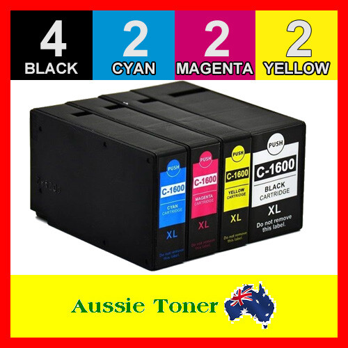 10x PGI-1600XL Ink Cartridge for Canon Maxify MB2060 MB2160 MB2360 MB2760 - Picture 1 of 1
