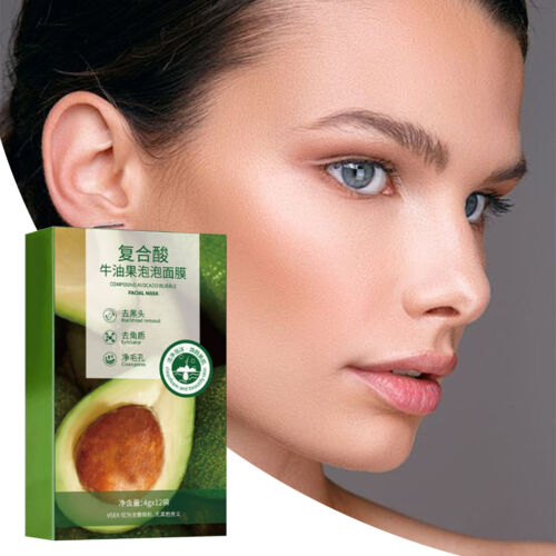 3x Avocado Clay Masque Mud Film for Deep Cleansing Natural Nourishing Hydration - Picture 7 of 12