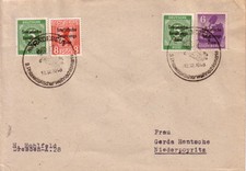 ALLEMAGNE - OCCUPATION RUSSE - RADEBEUL - LE 12-12-1948 - BEL AFFRANCHISSEMENT