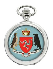 Isle of Man Coat of Arms Pocket Watch