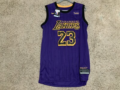 Los Angeles Lakers #23 LeBron James Nike Wish Jersey Men's