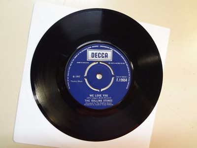 ROLLING STONES: Dandelion 3:56- We Love You-U.K. 7