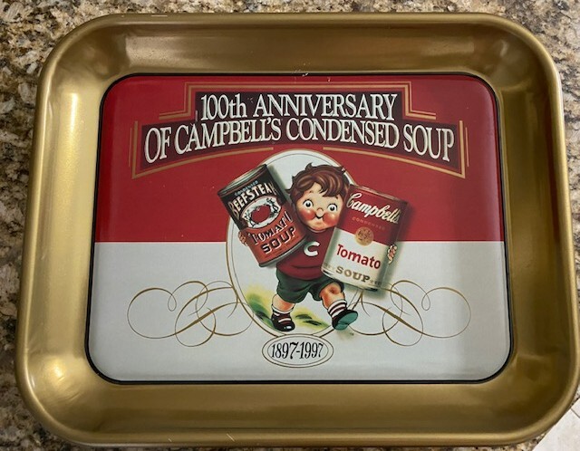 Campbells Soup 100th Anniversary Rectangular Serving Tray 1997