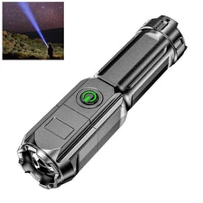Super-Bright LED Tactical Military LED Flashlight Torch 3 Modes Zoomable