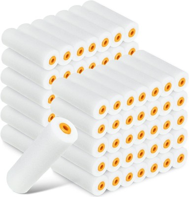 120 Pcs 4 Inch Foam Mini Paint Roller Covers Foam Paint Roller Foam Roller Paint