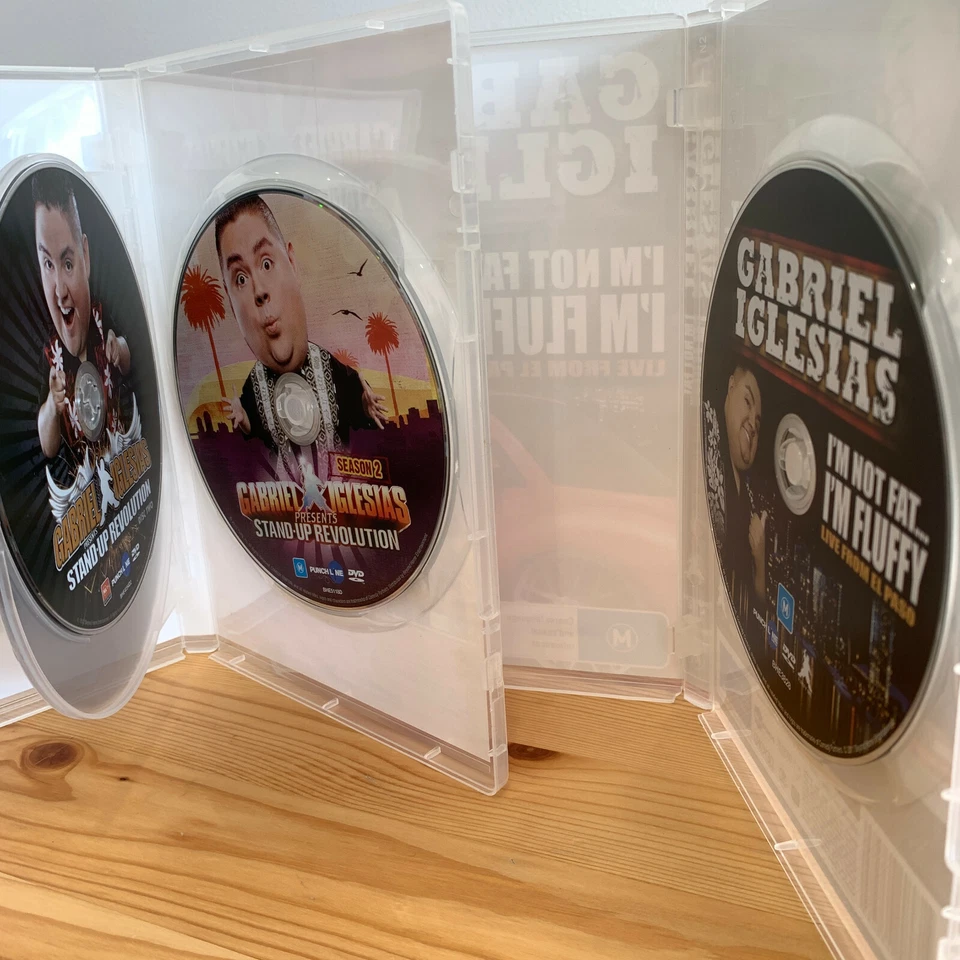Gabriel Iglesias Stand Up Revolution Seasons 1 & 2 + I'm Not Fat I'm Fluffy VGC - Image 4 of 4