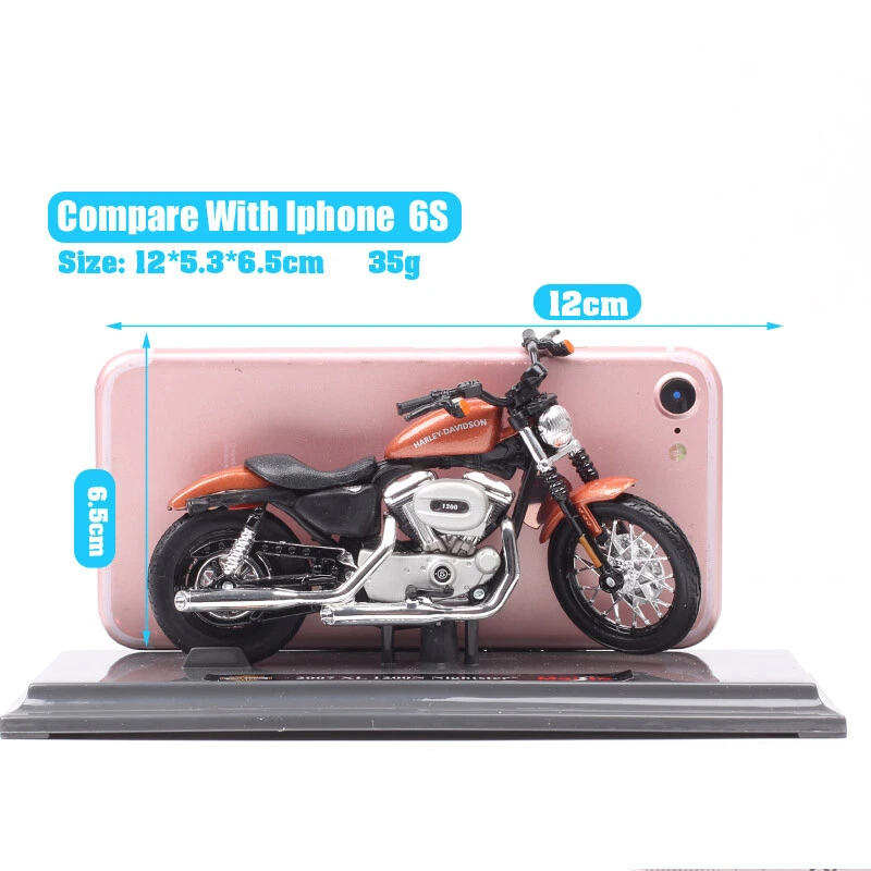 1:18 scale maisto Harley XL 1200N Nightster 2007 Sportster model motorcycle toys - Image 3 of 4