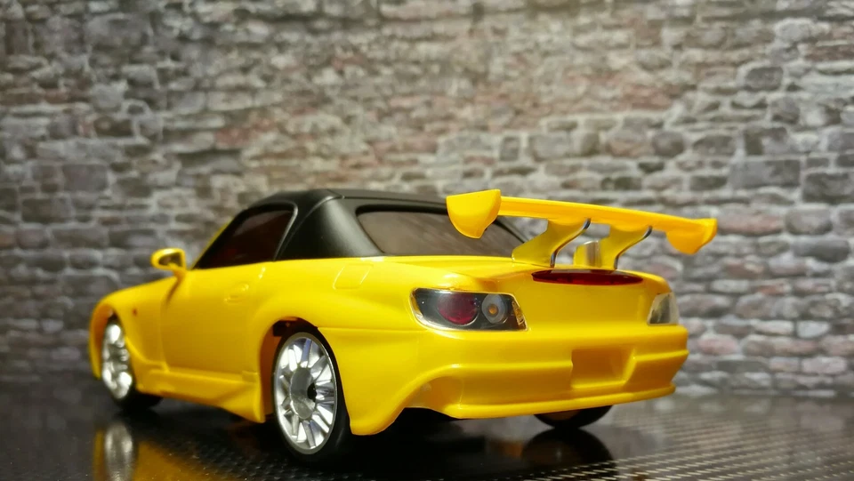 Kyosho Mini-Z Karosserie MR-03N-RM Veilside Honda S2000 Metallic Yellow MZP045MY - Photo 3/4