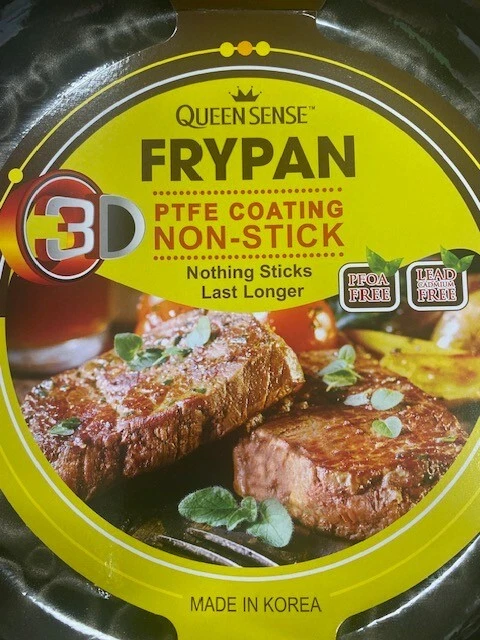 Frypans QUEENSENSE- PTFE Coating Non Stick Made in Korea #32 - 13 in