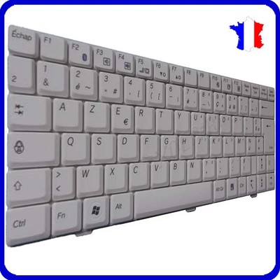 Clavier AZERTY Français Neuf Pour Packard Bell EasyNote - Blanc, Remplacement