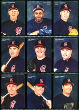 1996 Mothers Cookies CALIFORNIA ANGELS Team Set ANDERSON EDMUNDS SALMON