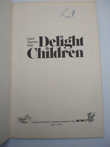 Seltene Broschüre: Kartenspiele, die Kinder begeistern 1975 - Bild 3 von 6