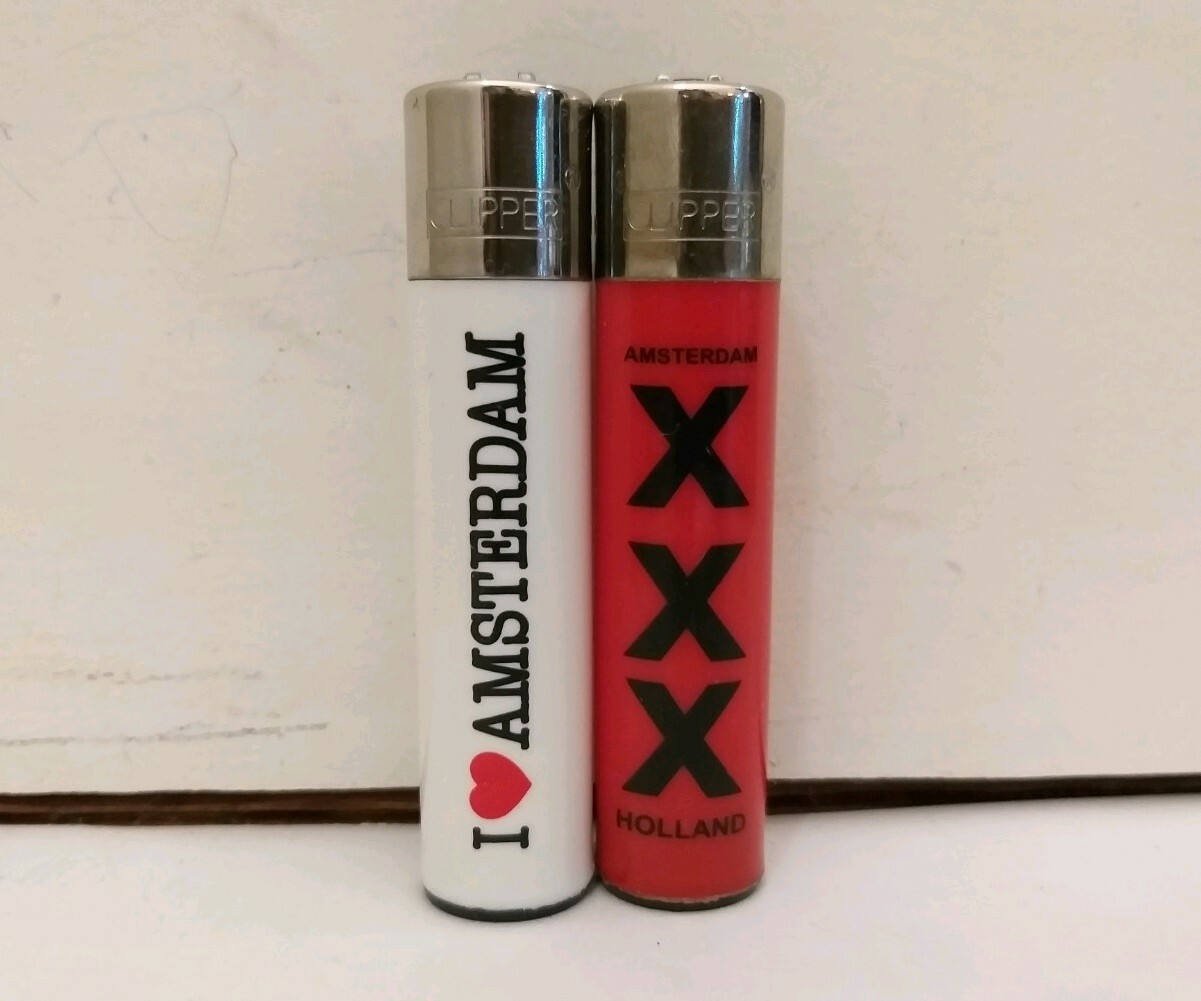 ACCENDINI CLIPPER AMSTERDAM-LIGHTERS-MECHEROS-LIGHTER-LIGHTER-ENCENDEDOR-OLD
