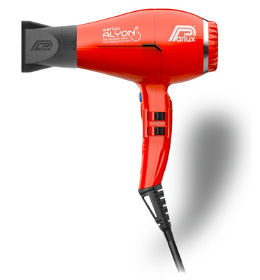 Parlux Alyon Air Ionizer Tech Professional Hair Dryer Made in Italy | Red