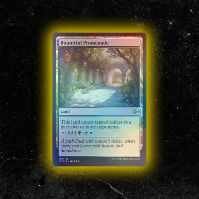 FOIL - Bountiful Promenade - Custom Magic: The Gathering Card - High-Quality