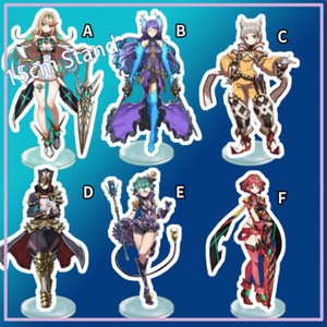 Game Xenoblade Chronicles 2 Pyra Mythra Pneuma Acrylic Figure Stand Display 15cm | eBay