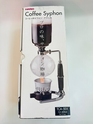 HARIO Syphon Coffee Maker TCA-5 600ml for 5 Ex Cups Glass Imported from Japan