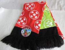 Miraculous Ladybug Paw Print  Winter Scarf Double Sided Culturefly NWT