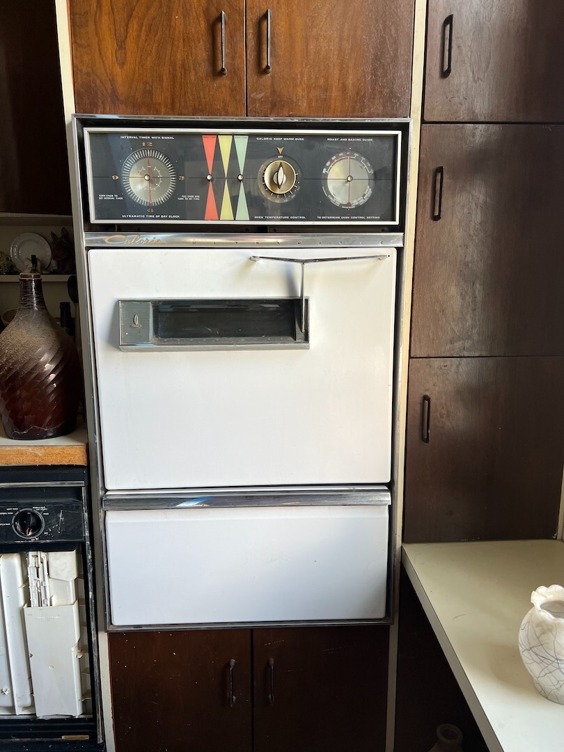 1960’s Caloric Ultramatic Built In Gas Stove Top and Countertop Oven